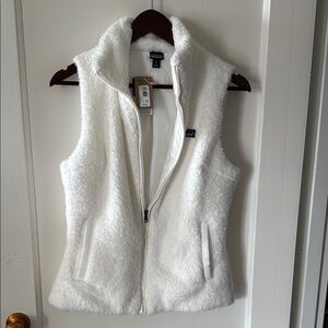 Patagonia Women's White Fleece Vest